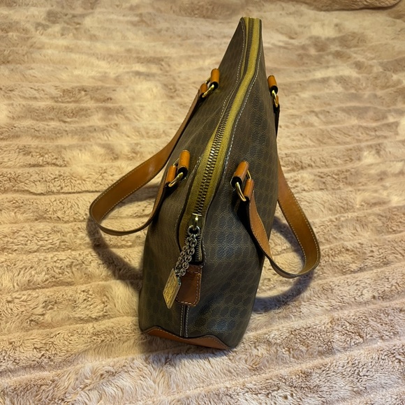 Vintage Celine Macadam Handbag in Brown Pattern Leather - Picture 9 of 10